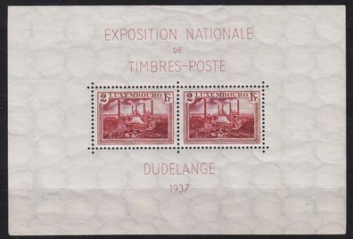 Luxemburg Luxembourg [1937] MiNr 0302 Block 2 ( * */mnh )