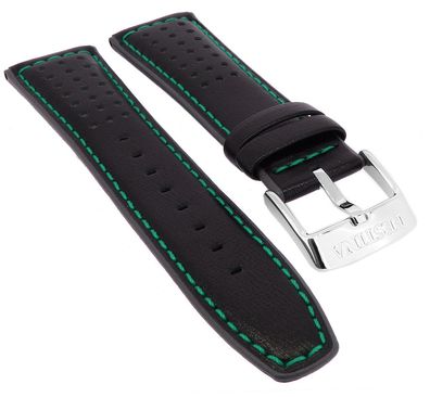 Festina F20440 ? Uhrenarmband 25mm Leder schwarz ? grüne Naht F20440/3