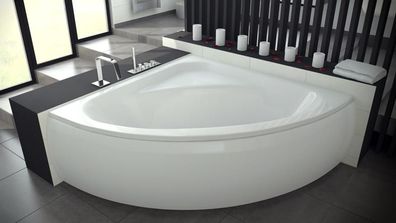 Design Badewanne Eck Acryl Neu Badewannen Wannen Moderne Eckbadewanne Weiß Wanne