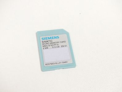 Siemens 6ES7953-8LL31-0AA0 Micro Memory Card 2MB MMC 5F3D7F15