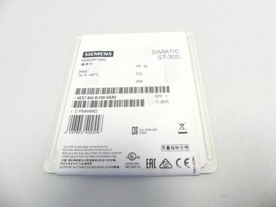 Siemens 6ES7953-8LF30-0AA0 Memory Card 64kB SN: C-FNAH6402 -ungebr