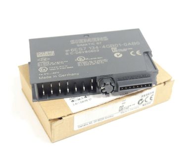 Siemens 6ES7134-4GB01-0AB0 Analog input Module FS 03 SN C-D6V80603 ungebraucht