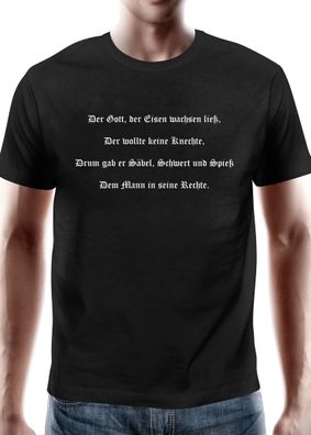 T-Shirt Schwertkämpfer, Gr. S, Restposten