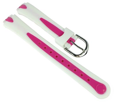 Calypso > Uhrenarmband Kunststoff weiß / pink Spezial Anstoß > K5609/3