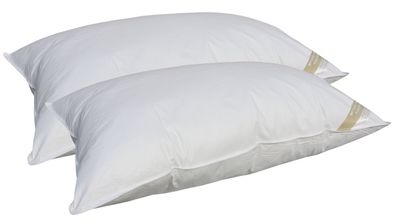 2 Stück Betten Hofmann Basic Allergiker Kopfkissen Faserkissen 65x100 cm 950 g