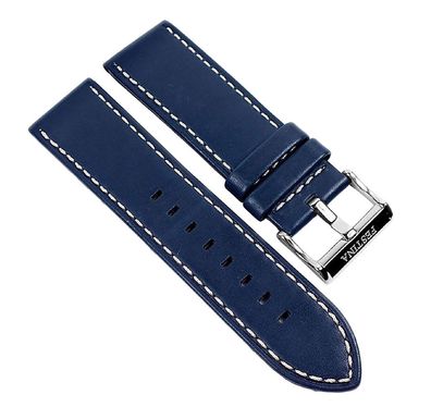 Festina Uhrenarmband Leder 25mm dunkelblau F16259/3, F16393, F16673