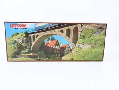 Vollmer H0 2509 Brücke Bausatz Mauersteinbrücke gerade