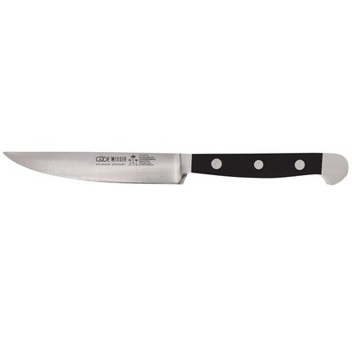 Güde Steakmesser 12 cm glatt handgeschmiedet Kunststoffgriff Fleischmesser Alpha