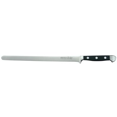 Güde Lachsmesser 26 cm Fischmesser Sashimi Schinken Messer handgeschmiedet Alpha