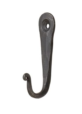 Rustikaler Wandhaken, Handgeschmiedet, ca. 9 cm hoch