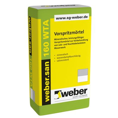 weber. san 160 WTA Vorspritzmörtel naturgrau 30kg