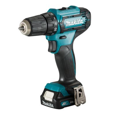 Makita DF333DSAE Akku-Bohrschrauber 12V mit 2 Akkus 2,0Ah u. Ladegerät im Transpor