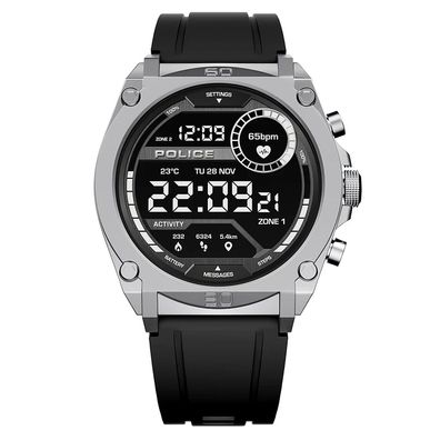 Police Herren-Smartwatch My. Avatar Schwarz/Stahlfarben PEIUN0000101