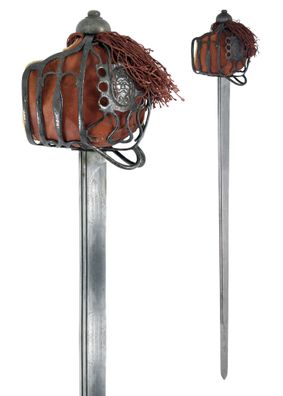 Schottisches Backsword mit Korbgefäß, Antikversion