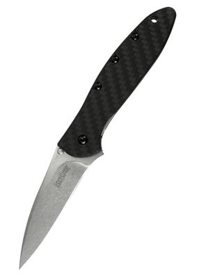 Taschenmesser Kershaw Leek CPM154, Carbon Fiber, Stonewash