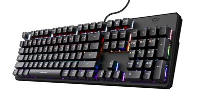 Trust GXT 865 Asta Mechanische RGB Gaming Tastatur Keyboard DE QWERTZ PC Laptop