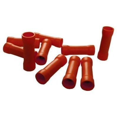 10 Stück Stossverbinder 0,15 - 1,5 mm2 SZTH Kabelschuh rot