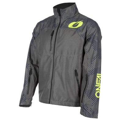 O'NEAL Regenjacke Shore Rain Jacket Gray/Neon Yellow