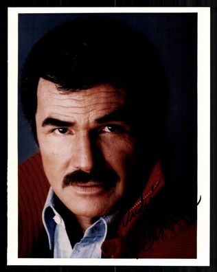 Burt Reynolds 1936-2018 Schauspieler USA FOTO Original Signiert + G 42482