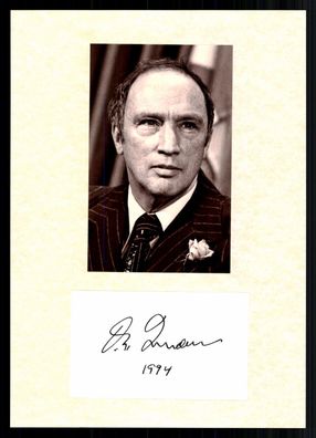 Pierre Trudeau 1919-2000 Kanadischer Premierminister 1968-84 Signiert + G 42358