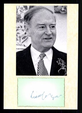 Liam Cosgrave 1920-2017 Premierminister Irlands 1973-1977 Signiert + G 42362