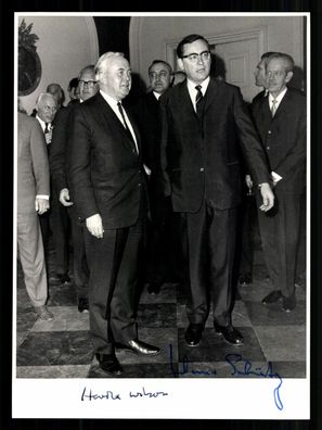 Harold Wilson 1916-1995 Premierminister Großbritanien 1964-1976 + G 42506