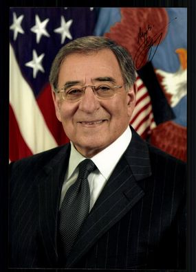 Leon Panetta Verteidigungsminister der USA 2011-13 Original Signiert + G 42536