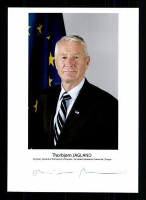 Thorbjörn Jagland Ministerpräsidentvon Norwegen 1996-1997 Signiert + G 42284