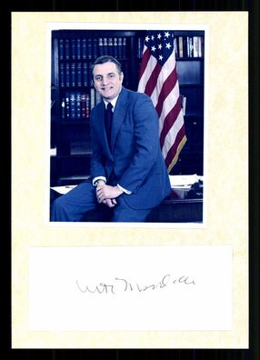 Walter F. Mondale 1928-2021 US Vizepräsident 1977-81 Original + G 42370