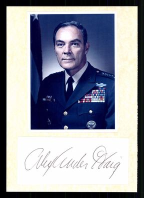 Alexander Haig 1924-2010 Außenminister der USA 1981-82 Original + G 42372