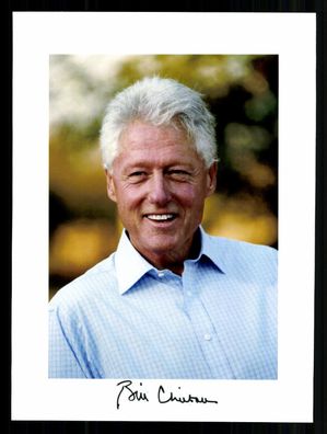 Bill Clinton 42. Präsident der USA 1993-2001 Original Signiert + G 42511