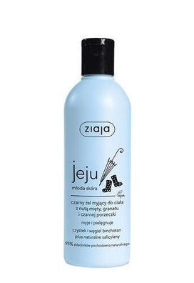 Ziaja, Jeju M?oda skóra, Schwarze Duschseife, 300 ml