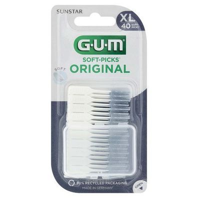 Sunstar GUM Interdentalbérsten X-Large 636, 40 Stk. - Weiche Zahnzwischenraumbérsten