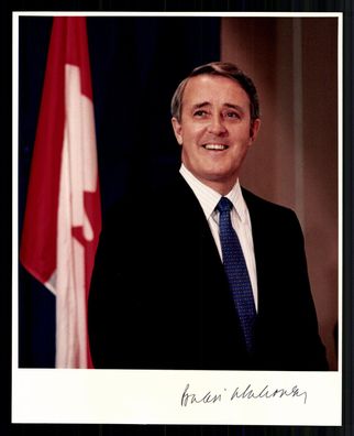 Brian Mulroney 1939-2024 Kanadischer Premierminister 1984-93 Original + G 42355