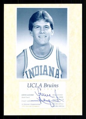 Steve Alford Amerikanischer Basketballspieler Olympiasieger 1984 + G 42708