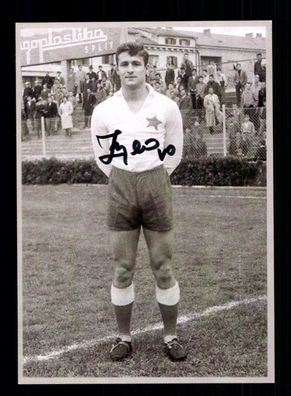 Zvonko Bego Autogrammkarte Hajduk Split Spieler 60er Jahre Original Signiert