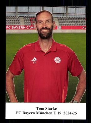 Tom Starke Autogrammkarte Bayern München U 19 2024-25