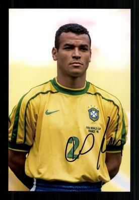 Cafu Brasilien Weltmeister 1994 / 2002 Original Signiert + A 236885