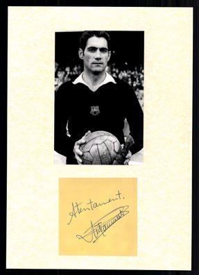 Antonio Ramallets 1924-2013 Nationalspieler Spanien WM 1950 Signiert + G 42402