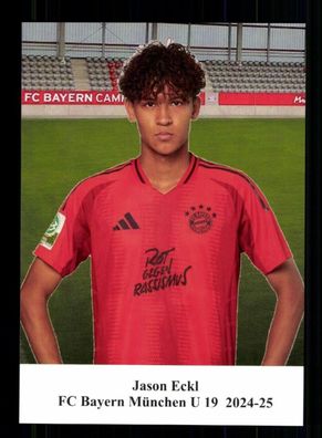 Jason Eckl Autogrammkarte Bayern München U 19 2024-25