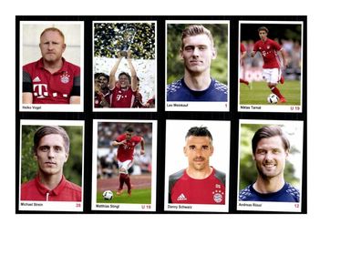 Autogrammkartensatz Bayern München Amateure 2016-17 mit 26 Karten