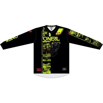 O'NEAL Bike Jersey Element Attack Black/Neon Yellow