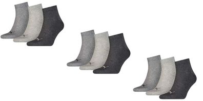 Puma Quarter Socken 9-Pack melange 2.0