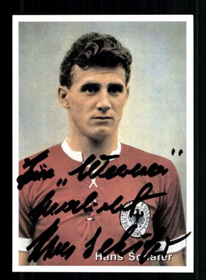Hans Schäfer 1927-2017 DFB Weltmeister 1954 Original Signiert + A 236830