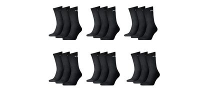 Puma Sportsocken Regular Crew Socken Sport 18-Pack schwarz