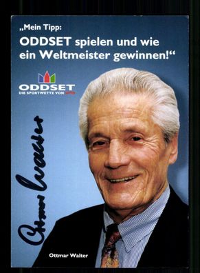 Ottmar Walter 1924-2013 DFB Weltmeister 1954 Original Signiert + A 236831