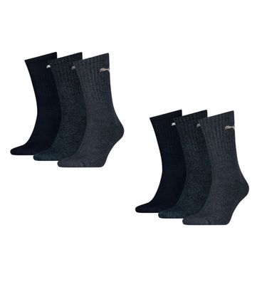 Puma Sportsocken Regular Crew Socken Sport 6-Pack denim