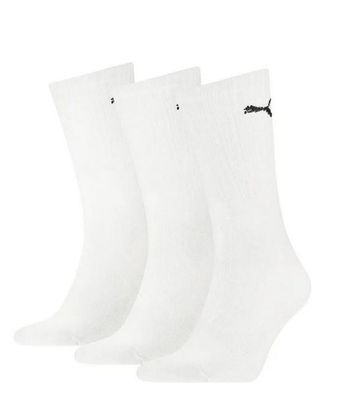 Puma Sportsocken Regular Crew Socken Sport 3-Pack weiß