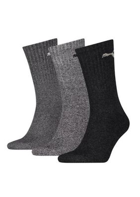 Puma Sportsocken Regular Crew Sport 3-Pack grau mix