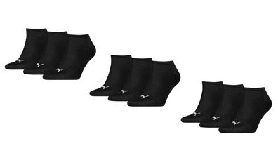 Puma Sneaker Socken Plain 9-Pack schwarz 2.0